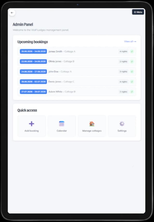 Accommodation Booking & Dynamic Pricing System