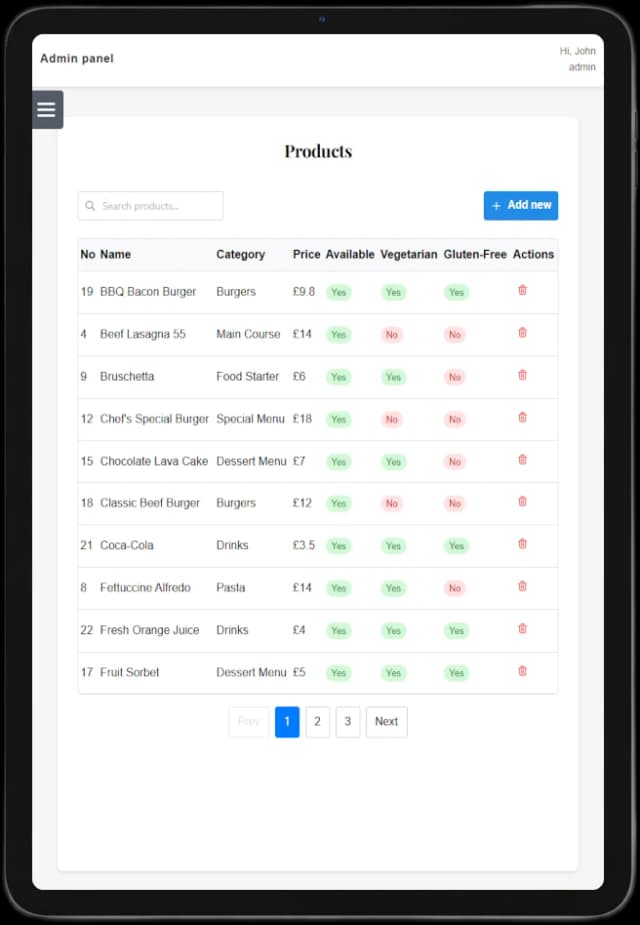 Restaurant POS & Management System